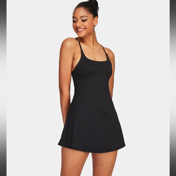 HALARA Dresses & Skirts - HALARA black dress with shorts women’s XS